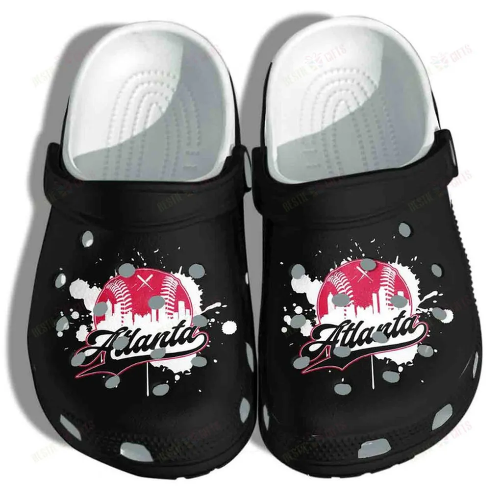 Atlanta Baseball Crocs Classic Clogs