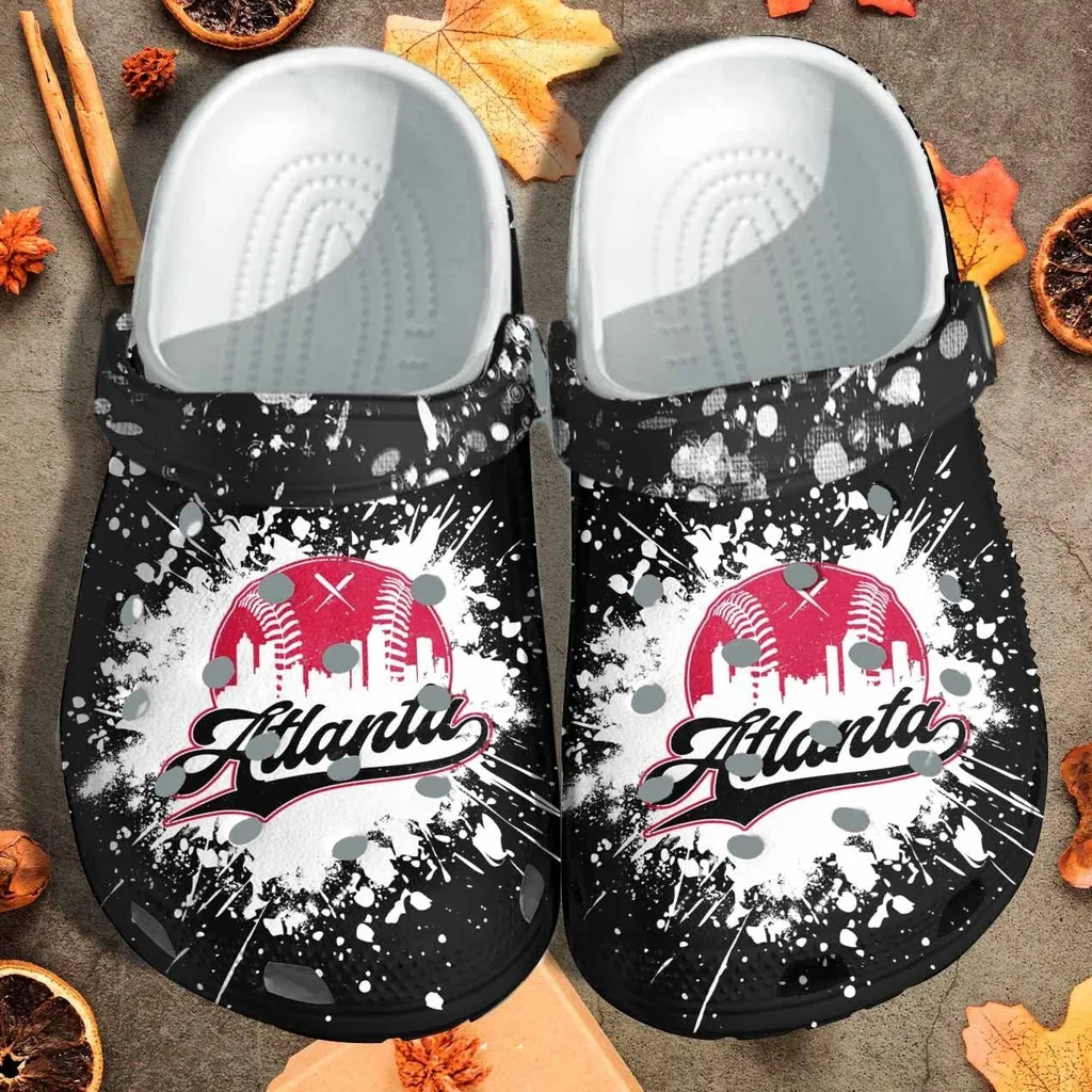 Atlanta Baseball Custom Crocs