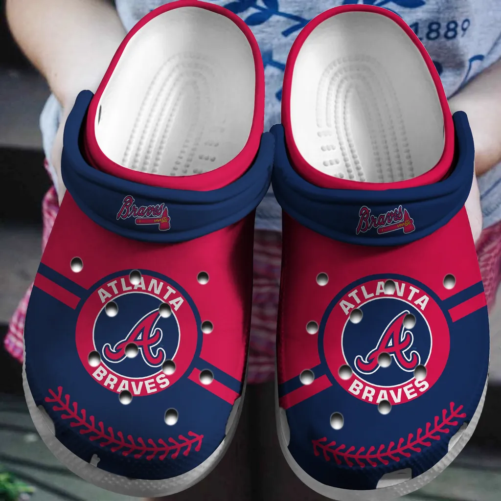 Atlanta Braves Personalized Crocs Clog