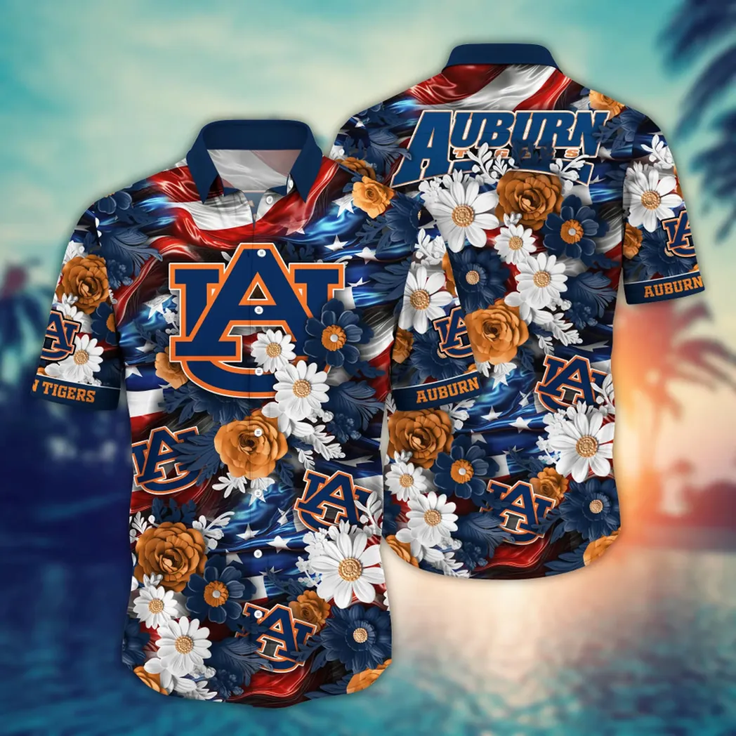 Auburn Tigers NCAA Aloha Hawaiian Shirt, Summer VPHWA2451153354