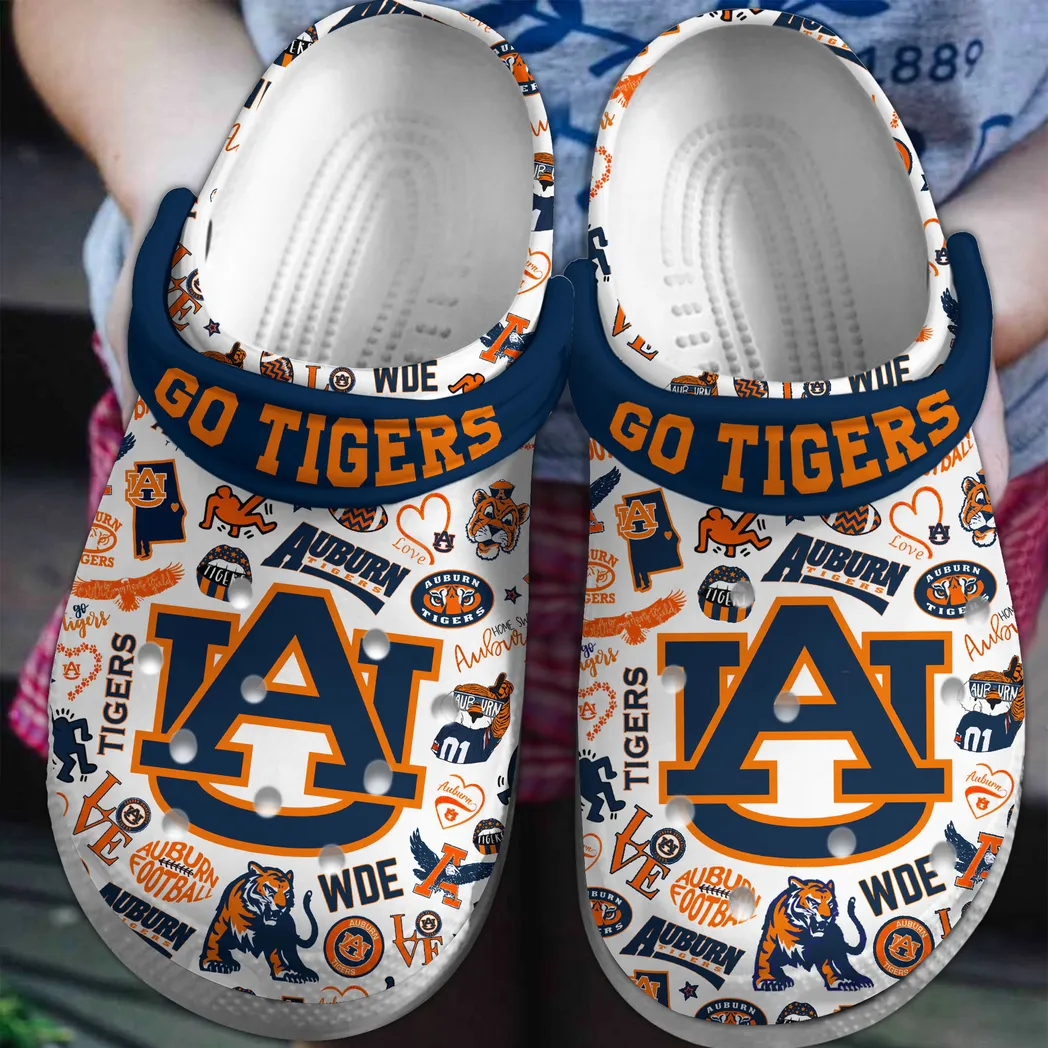 Auburn Tigers NCAA Sport Crocs Clogs