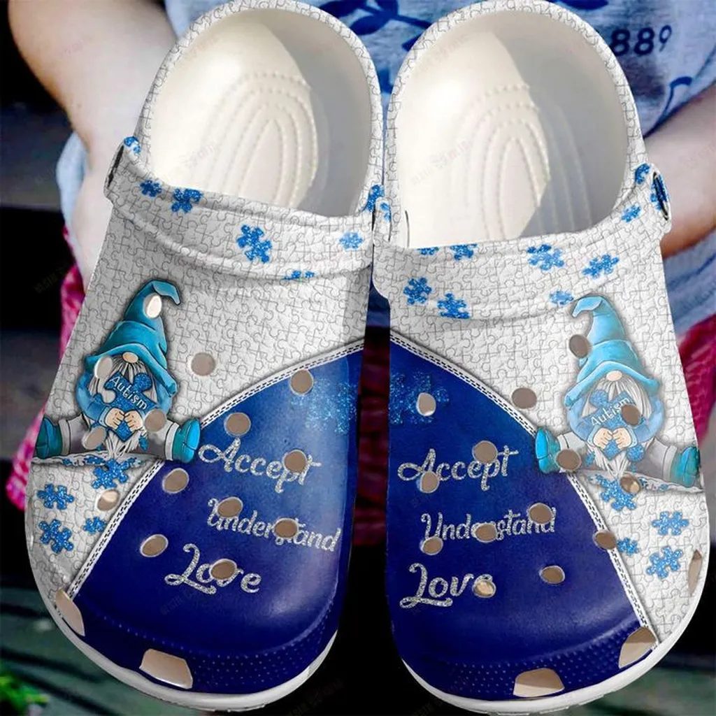 Autism Accept Understand Love Crocs Classic Clogs