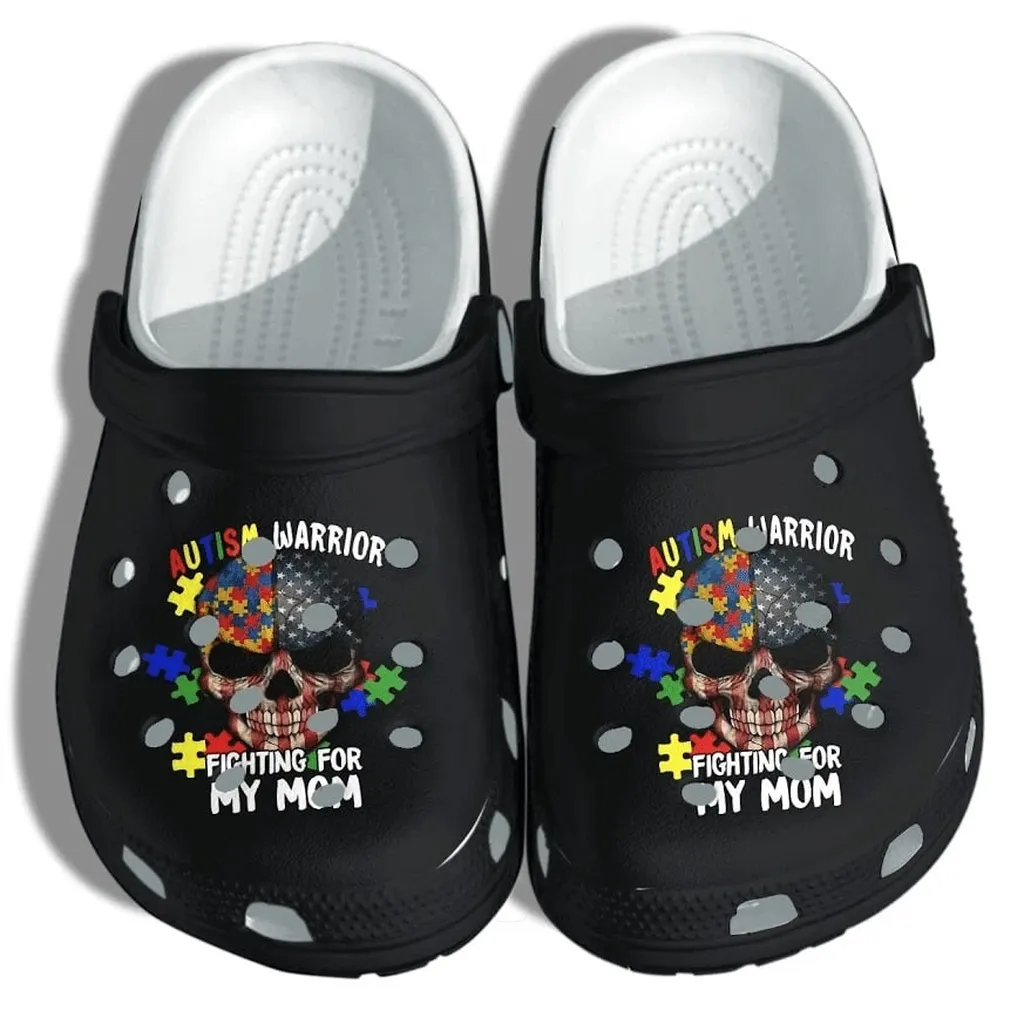 Autism Awareness Crocs Autism Warrior Crocs Classic Clogs