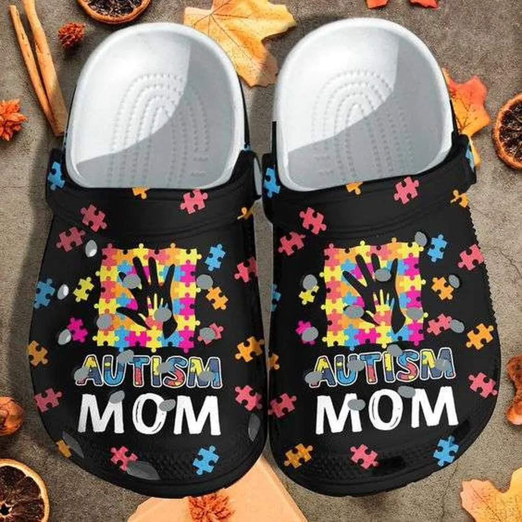 Autism Awareness Day Autism Mom Hand In Hand Crocs Crocband Clog