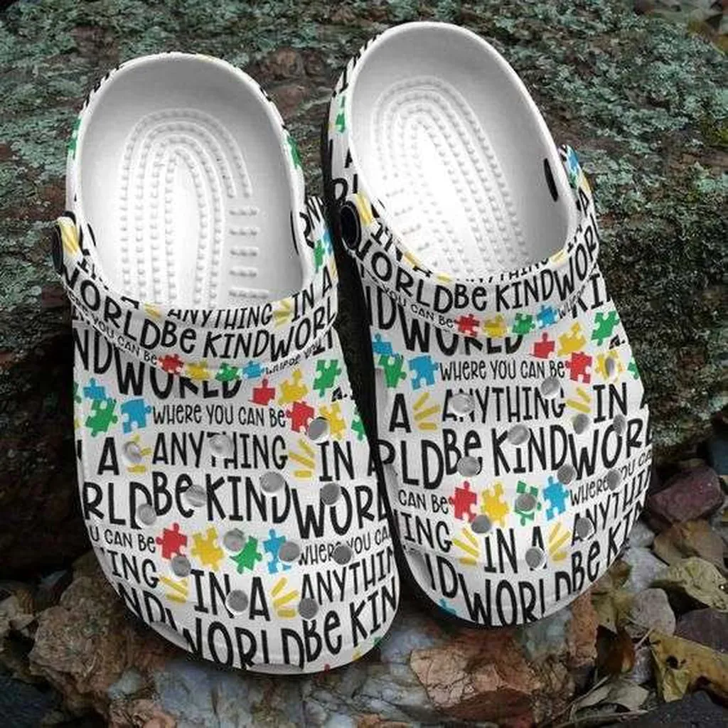 Autism Awareness Day You Can Be Anything Be Kind Crocs Crocband Clog