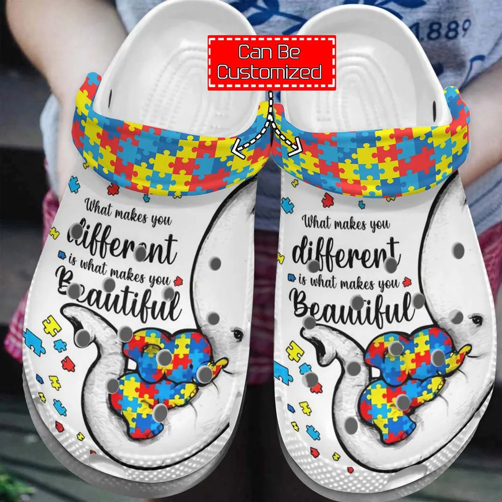 Autism Crocs - Autism What Makes You Different Clog