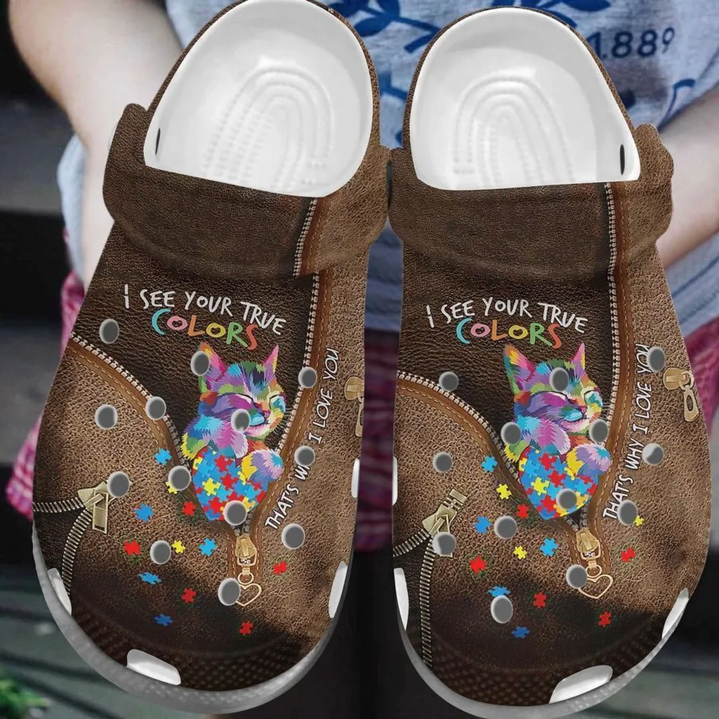 Autism True Colors Crocs Clog