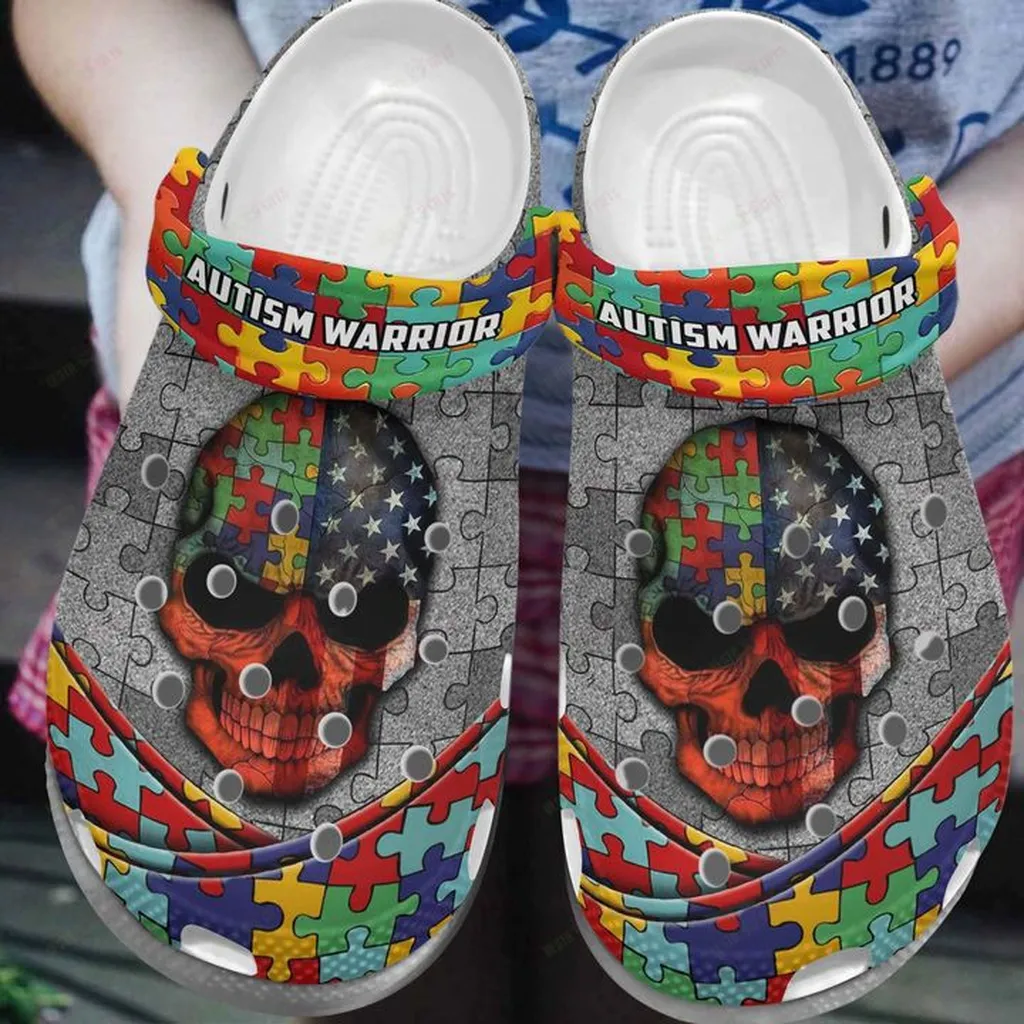 Autism Warrior Crocs Classic Clogs