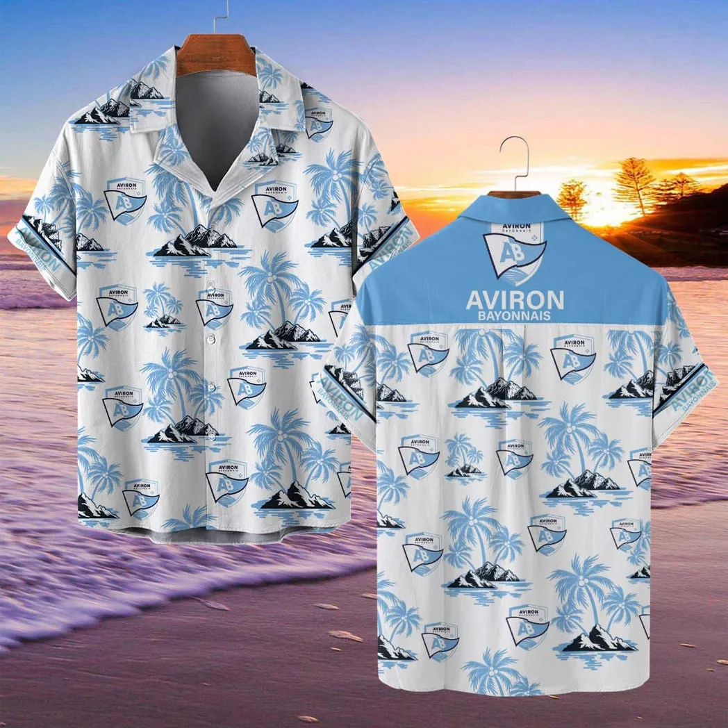 Aviron Bayonnais Hawaiian Shirt Style Classic Oversized Hawaiian, Unisex Hawaiian Shirt