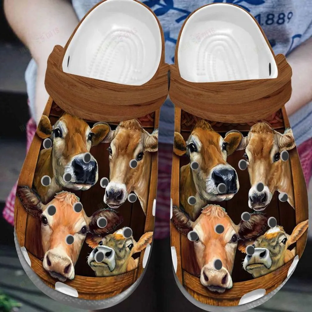 Awesome Cow Crocs Classic Clogs