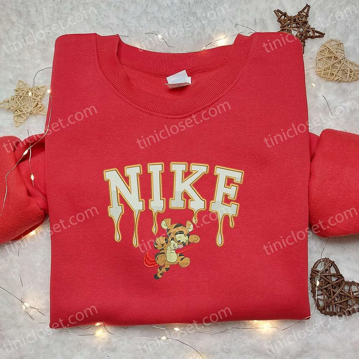 Baby Tigger x Nike Embroidered Shirt, Disney Winnie The Pooh Embroidered Hoodie, Best Gift Ideas