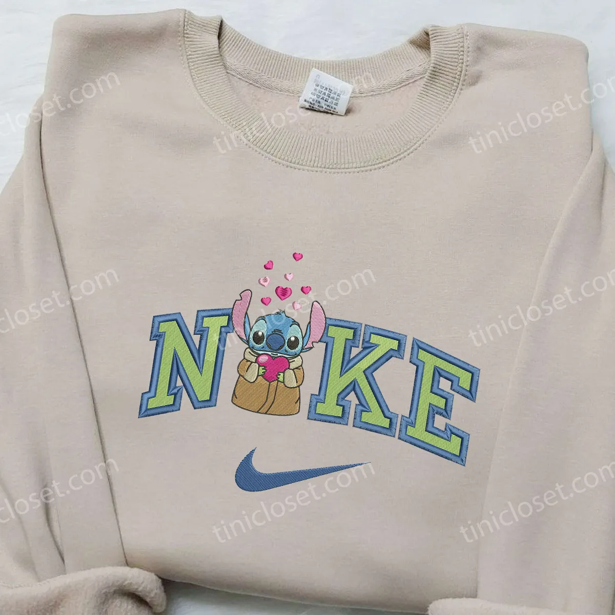 Baby Yoda Coffee x Nike Embroidered Shirt, Custom Nike Embroidered Shirt, Star War Embroidered Shirt