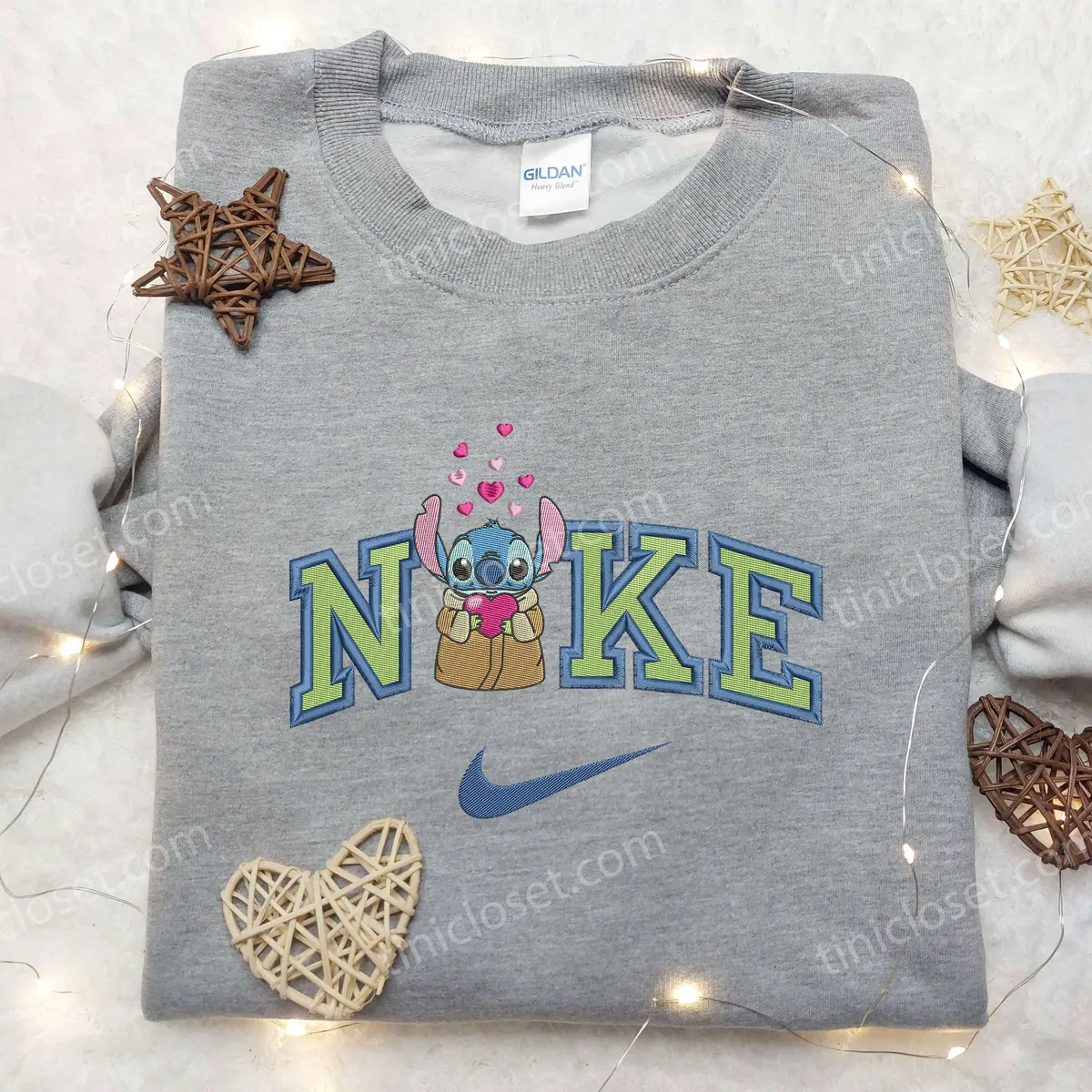 Baby Yoda x Nike Embroidered Shirt, Custom Nike Embroidered Shirt, Star War Embroidered Shirt