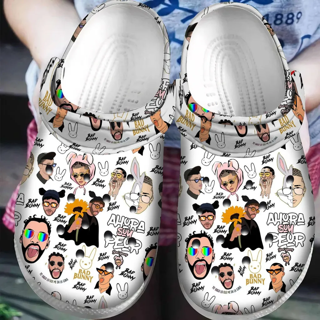 Bad Bunny For Men And Women Rubber Crocs Clog