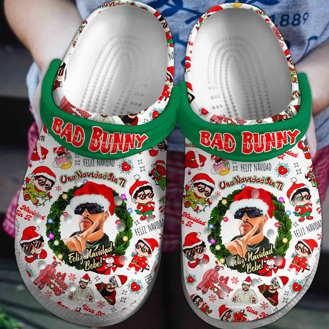 Bad Bunny Music Crocs Clogs