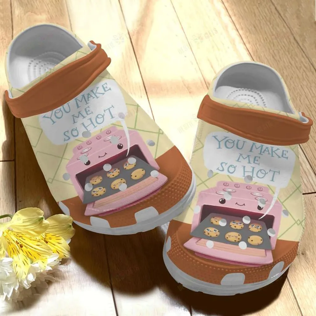 Baking Sweet Love Crocs, Personalized Crocs Classic Clogs