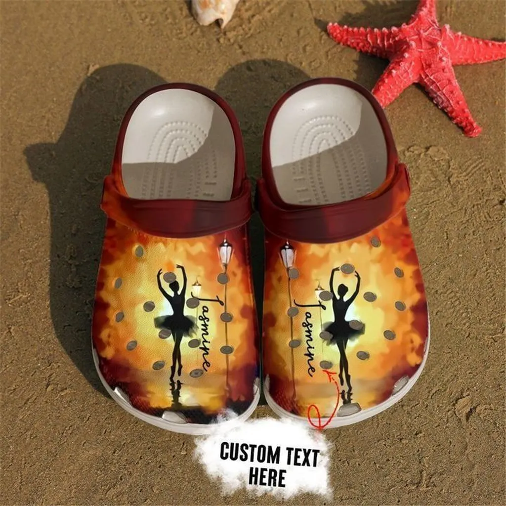 Ballet Personalized Retro Crocs Classic Clogs