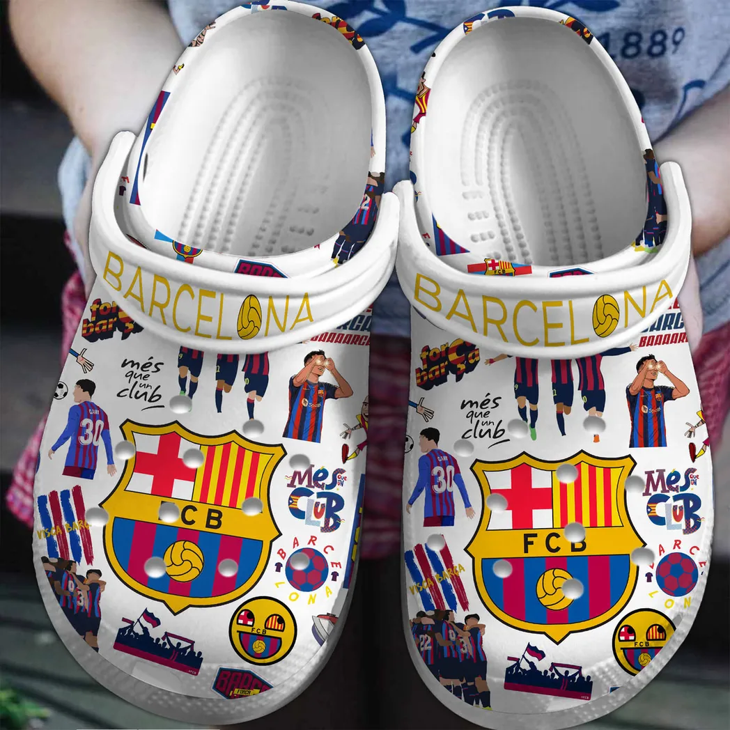 Barcelona La Liga Sport Crocs Clogs