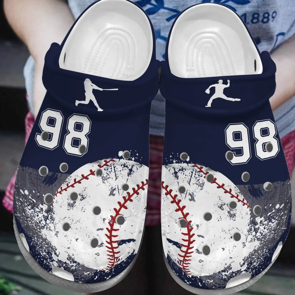 Baseball All Color Series For Mens And Womens Gift For Fan Classic Water Rubber Crocs Clog