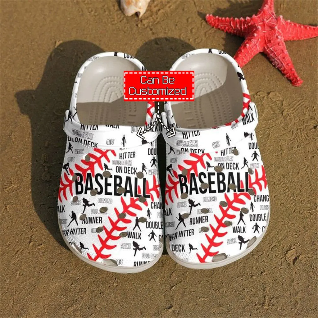 Baseball Crocs - Baseball Pattern Clog