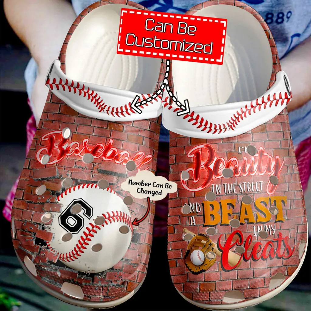 Baseball Crocs - Baseball Personalized Beauty In The Street Clog