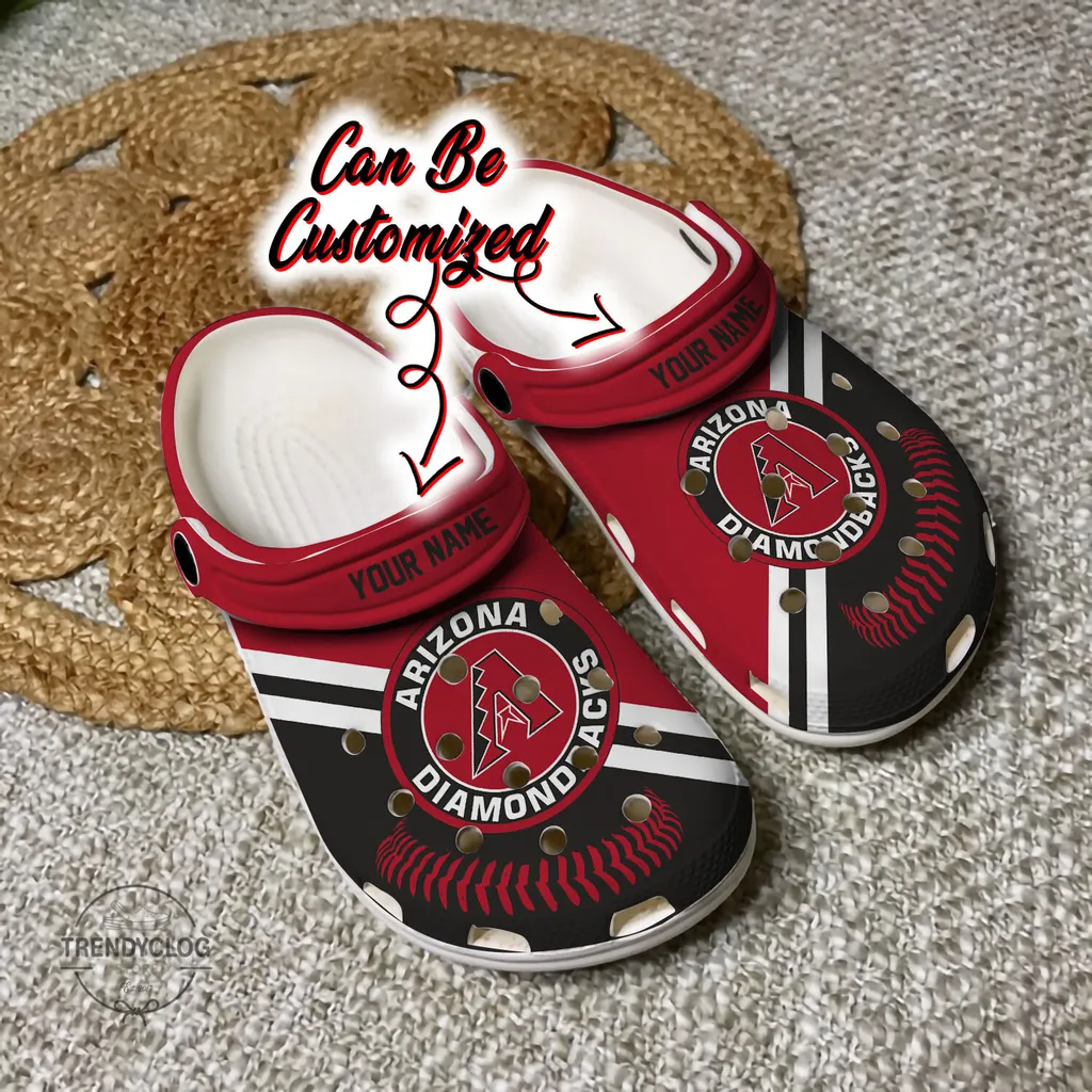 Baseball Crocs ADiamondbacks Personalized Baseball Logo Team Clog