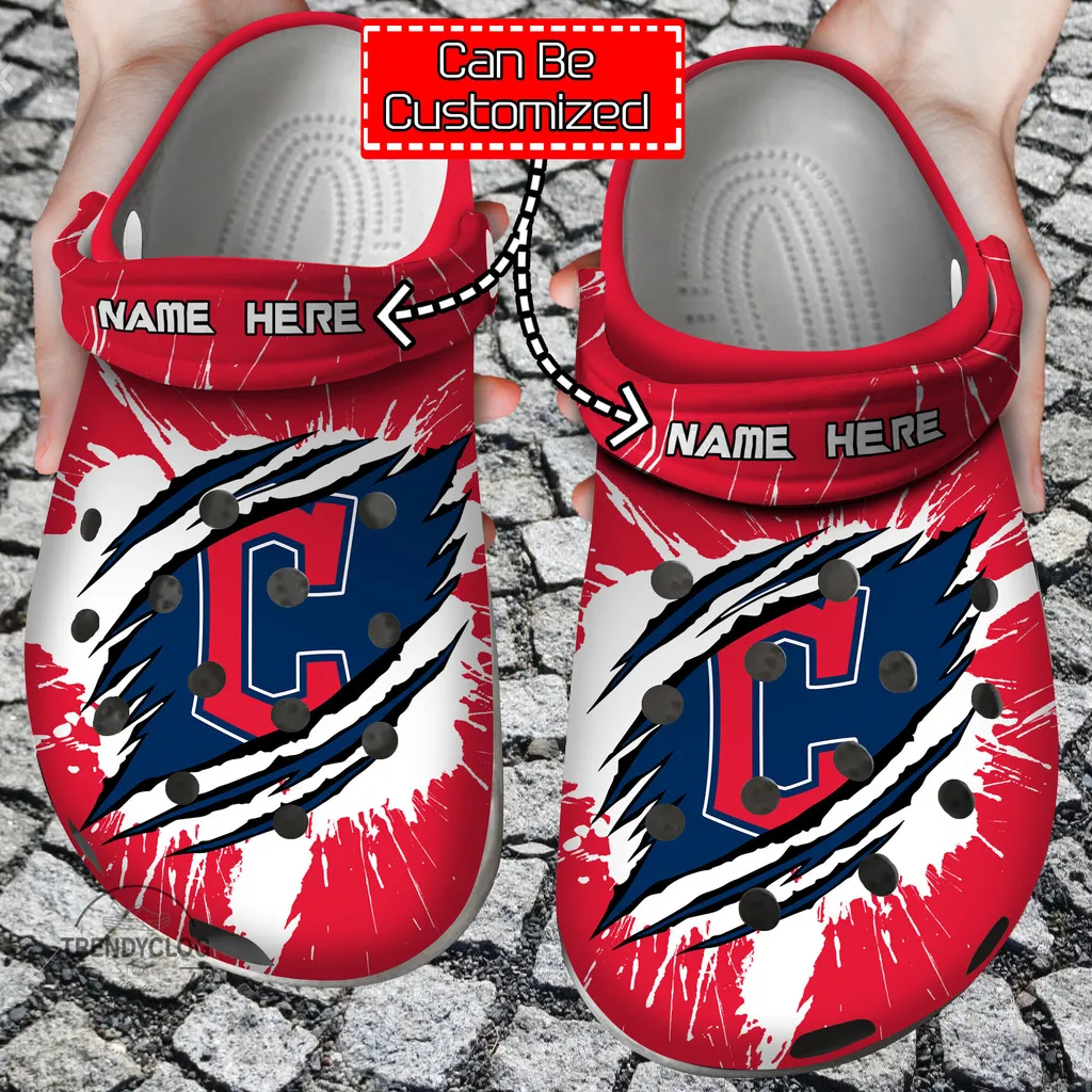 Baseball Crocs Personalized CGuardians Ripped Claw Clog