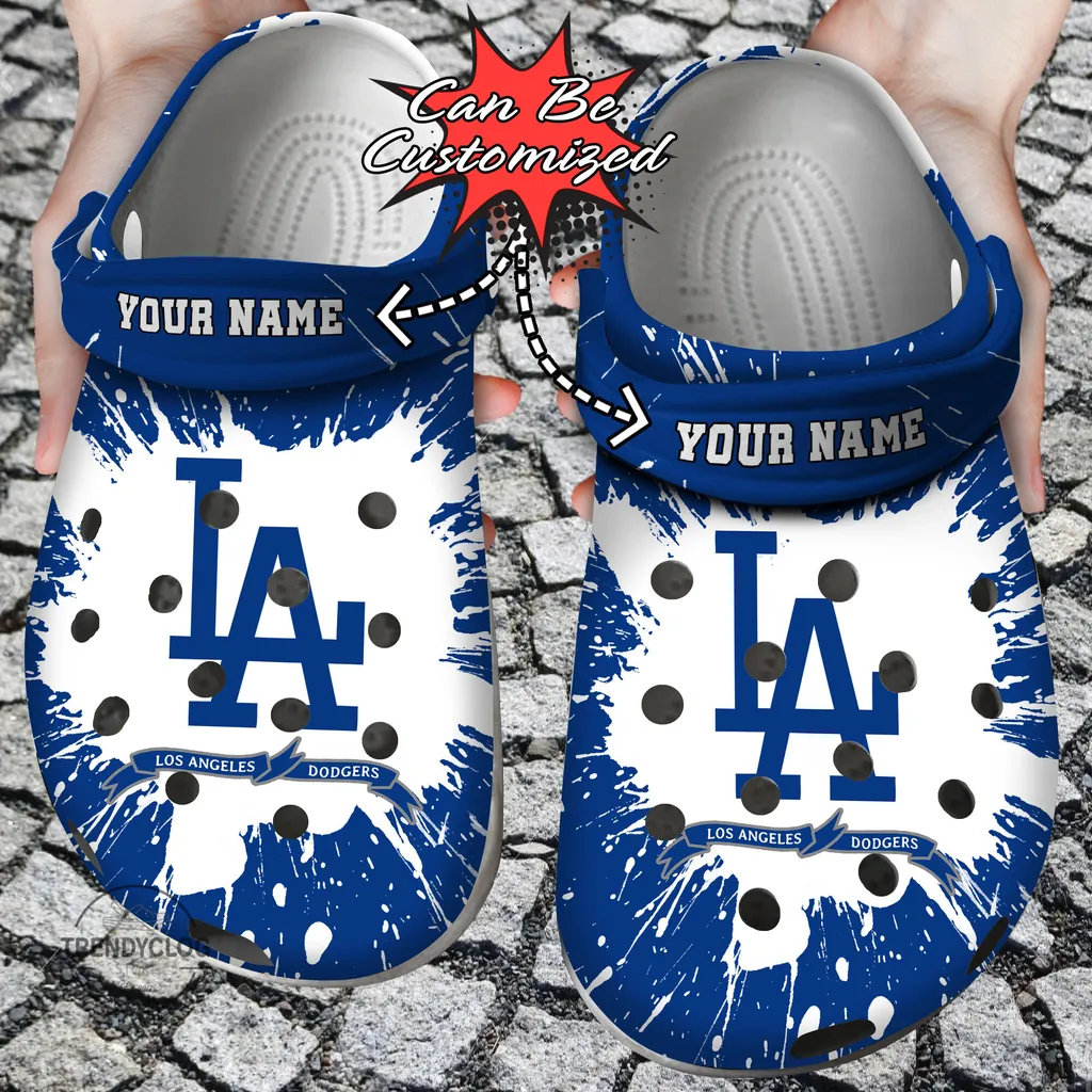 Baseball Crocs Personalized LA Dodgers Team Clog