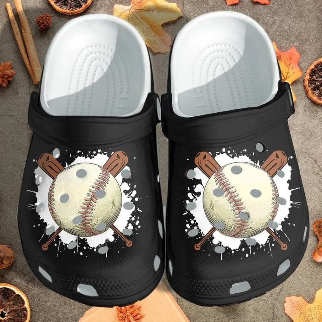 Baseball Custom Crocs Classic Clogs