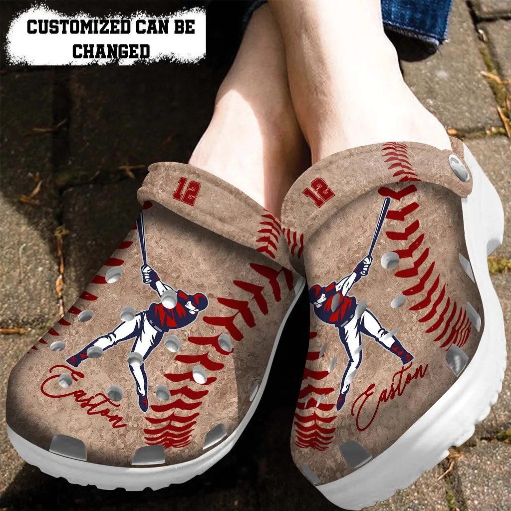 Baseball Leather Crocs