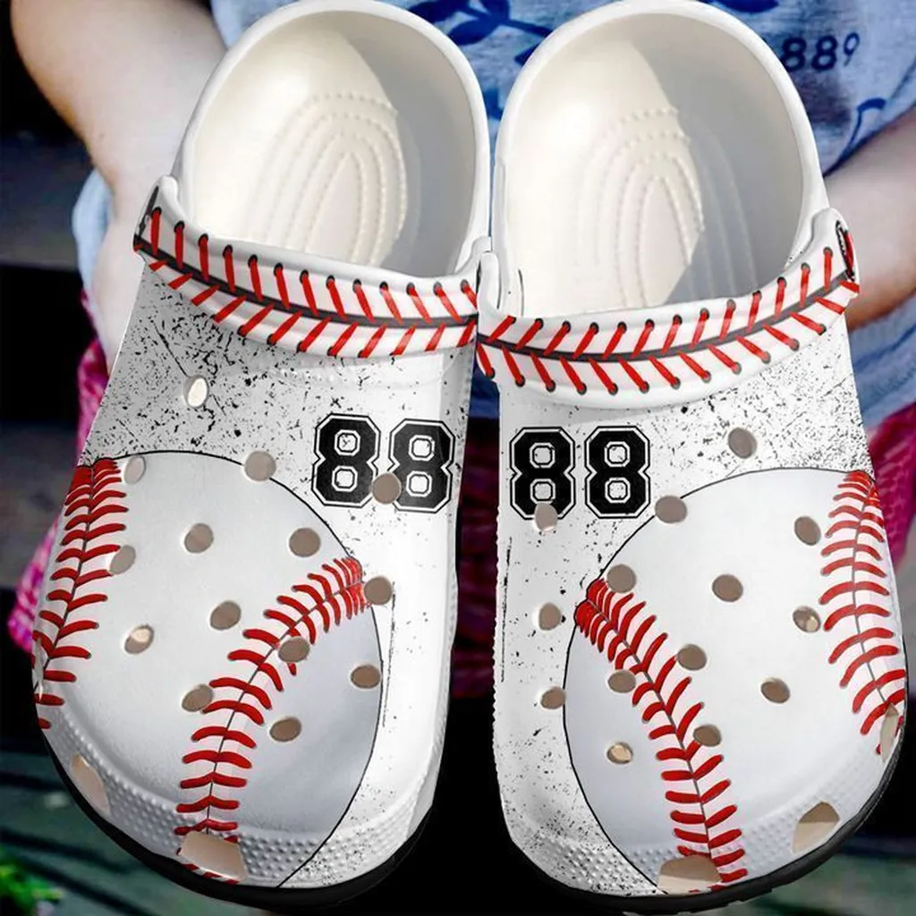 Baseball Personalized Love Mix Color Crocs Classic Clogs