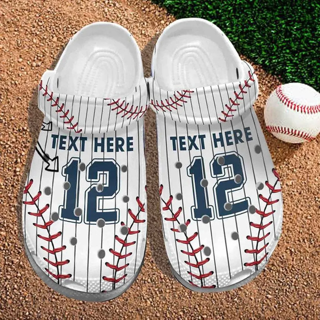 Baseball Uniform Player Crocs Classic Clogs