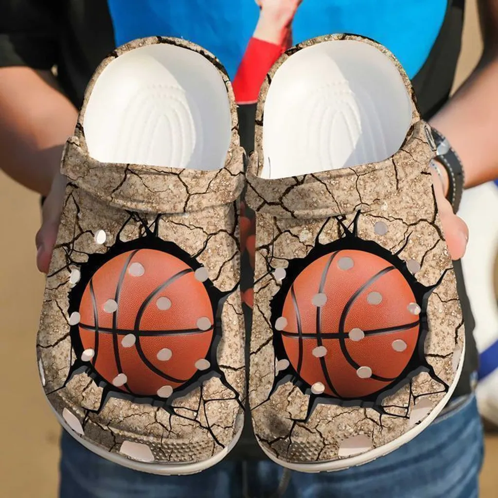 Basketball Crack Crocs Classic Clogs