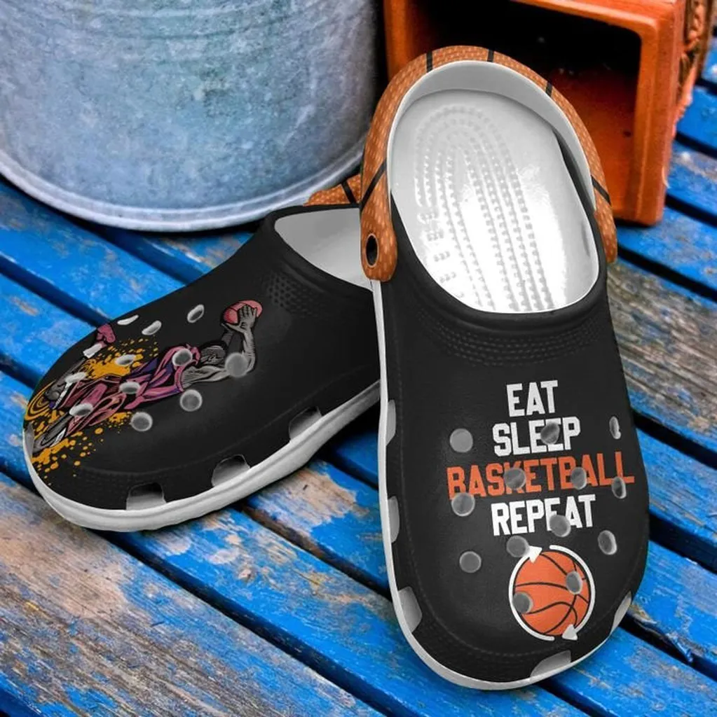 Basketball Crocs - Basketball Eat Sleep Clog