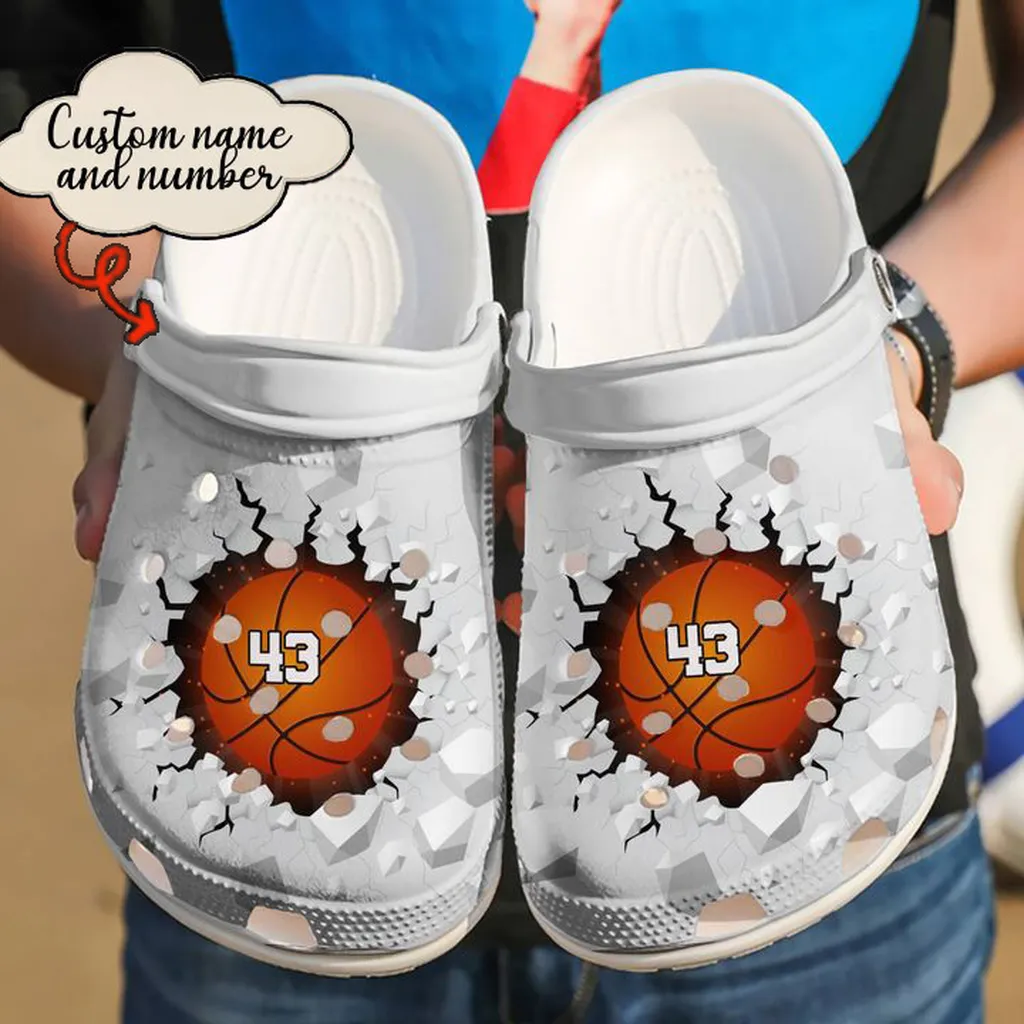 Basketball Crocs - Basketball Personalized Crack Clog