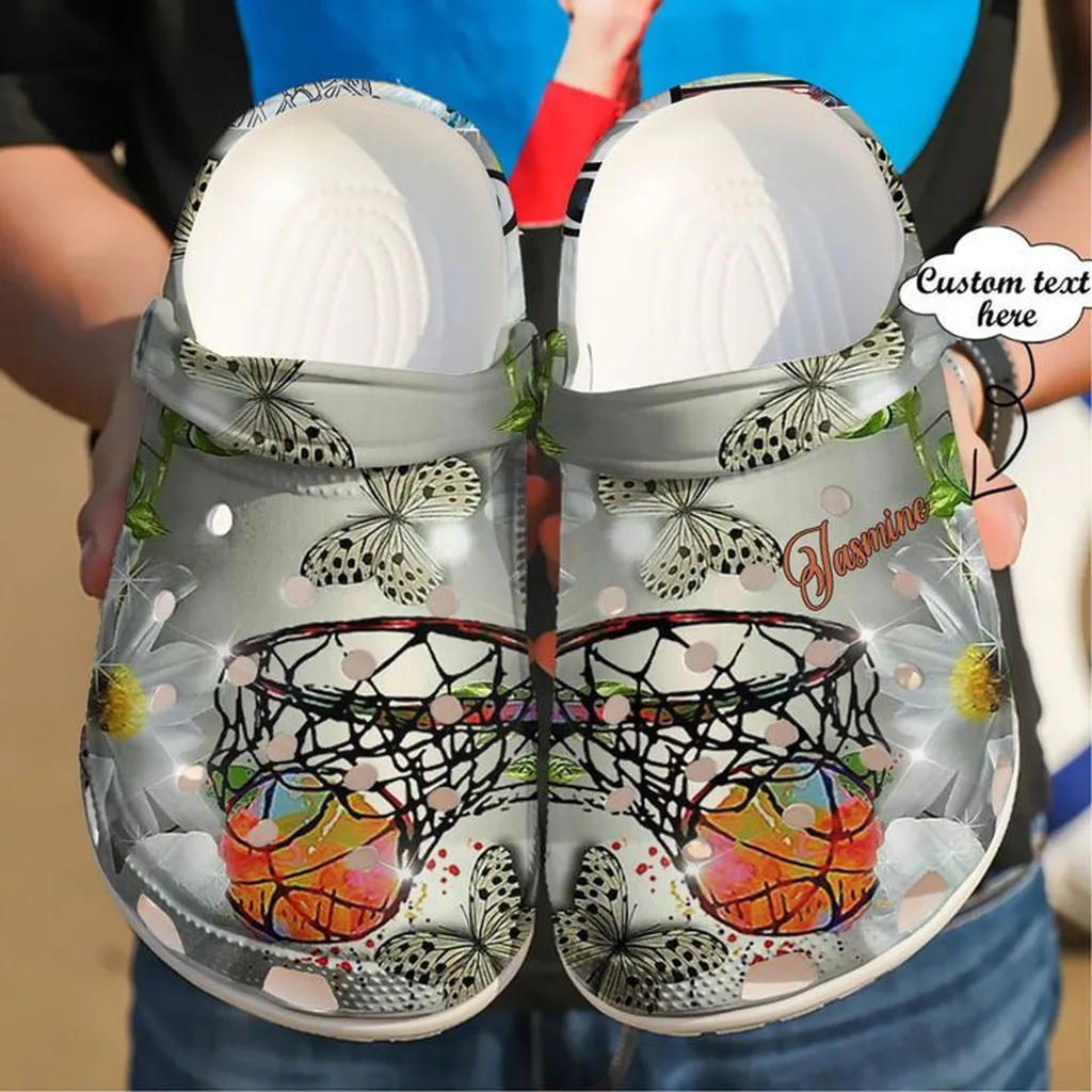 Basketball Crocs - Basketball Personalized Daisy Clog