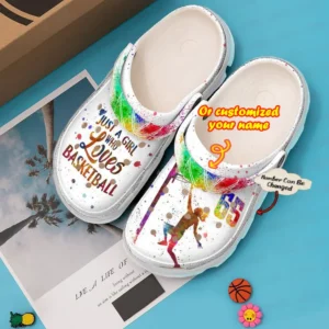 Basketball Crocs - Basketball Personalized Just A Girl Who Loves Clog