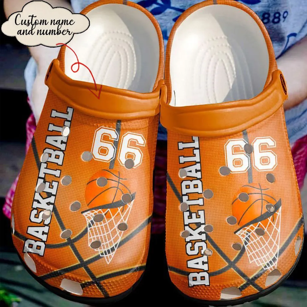 Basketball Crocs - Basketball Personalized Love Mix Color Clog