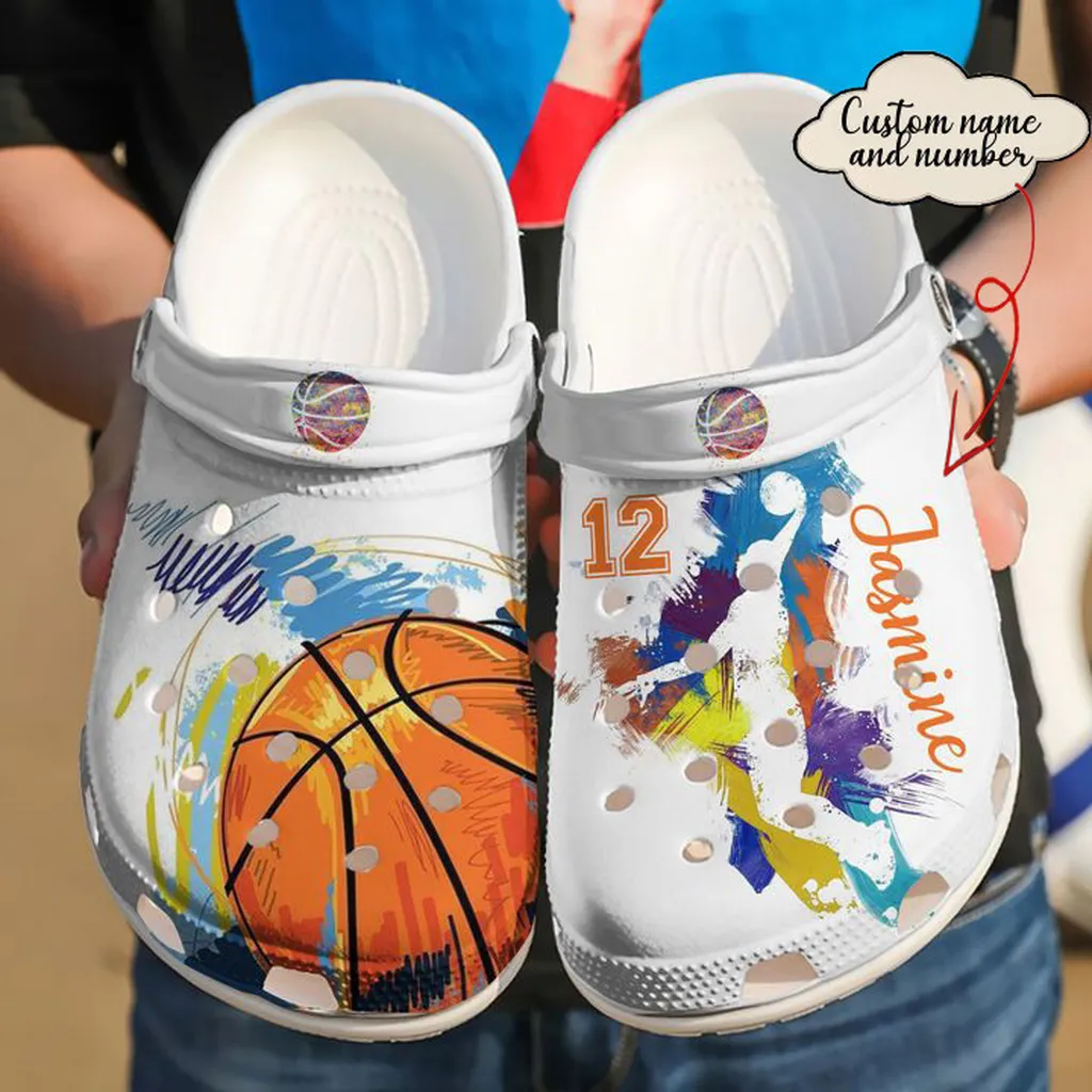 Basketball Crocs - Basketball Personalized Lover Colorful Clog