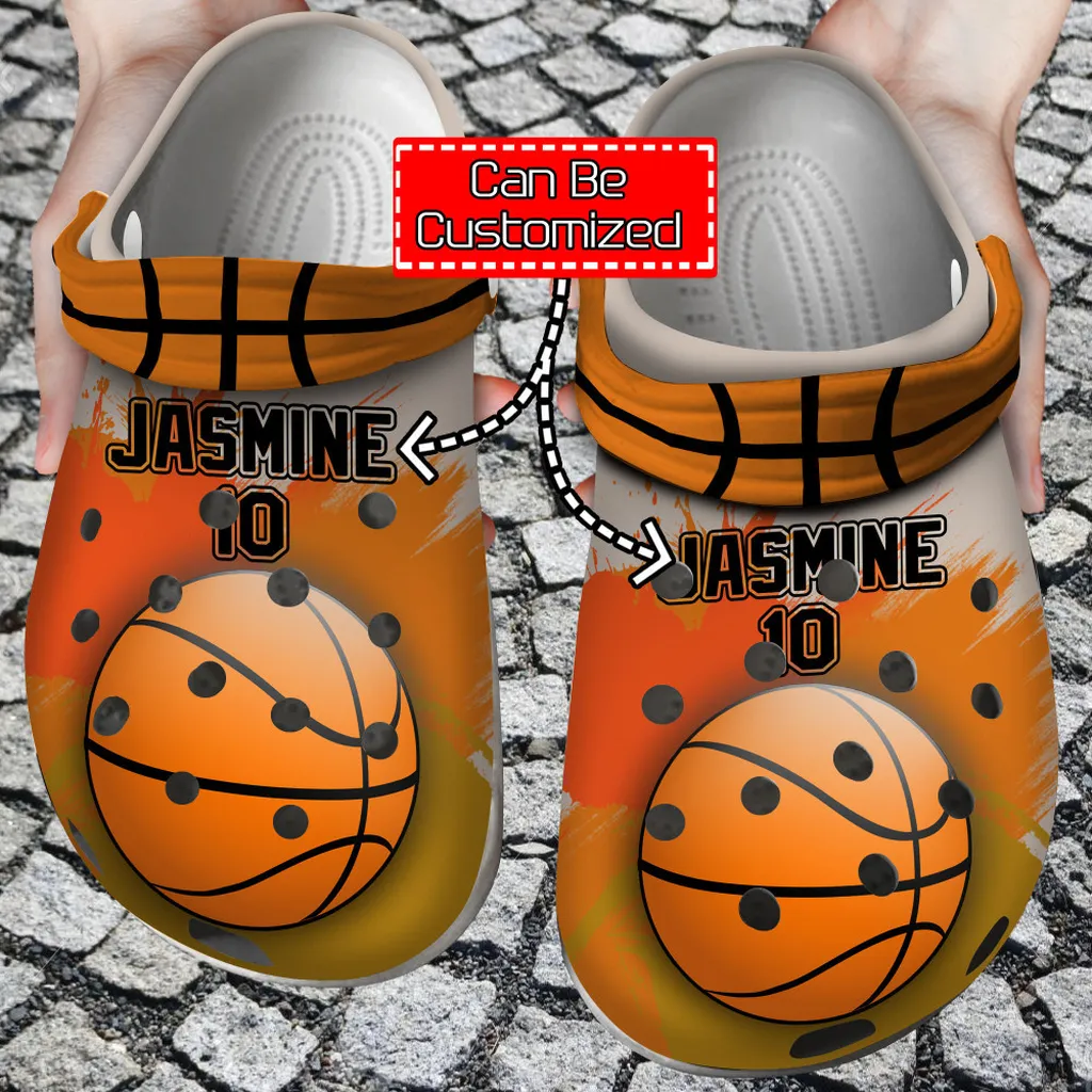 Basketball Crocs - Is Life Personalized Clog