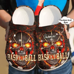 Basketball Crocs - Personalized Skull Clog