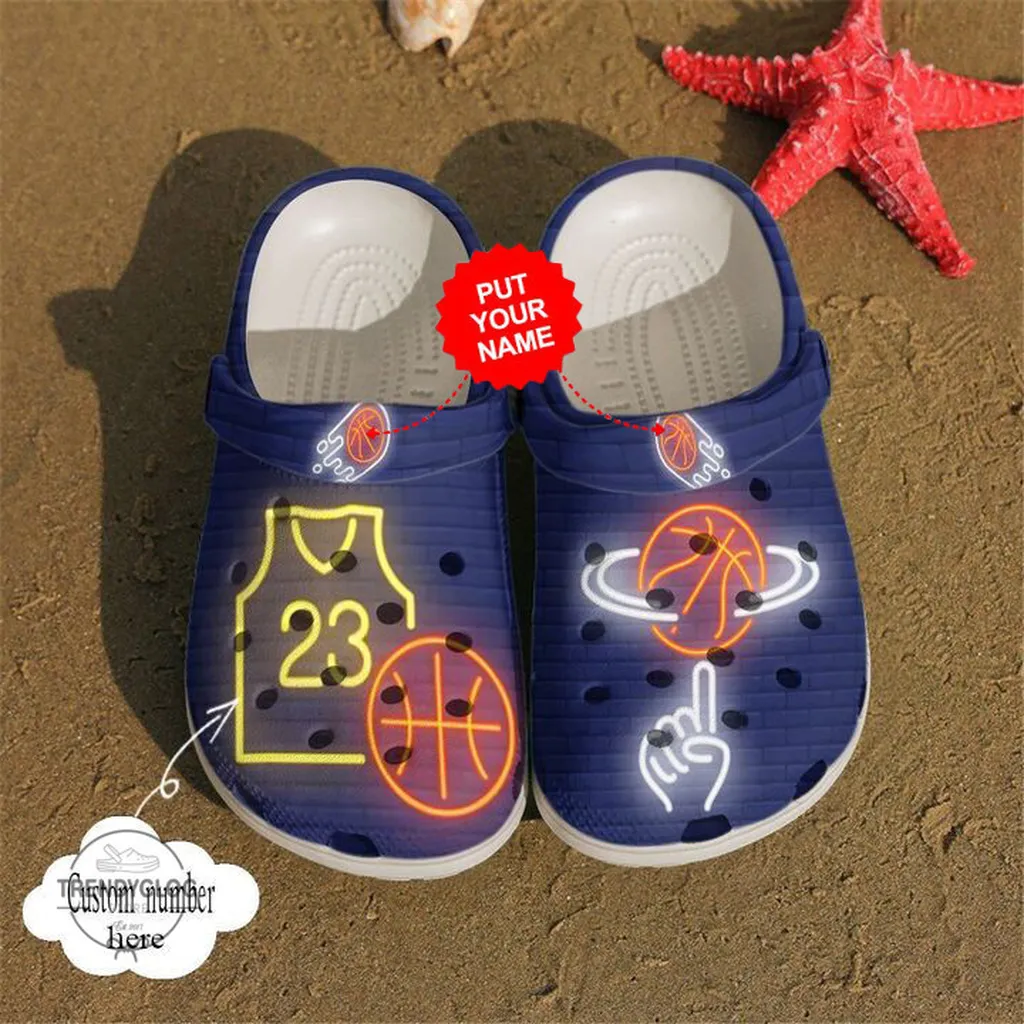 Basketball Crocs Basketball Personalized Neon Clog