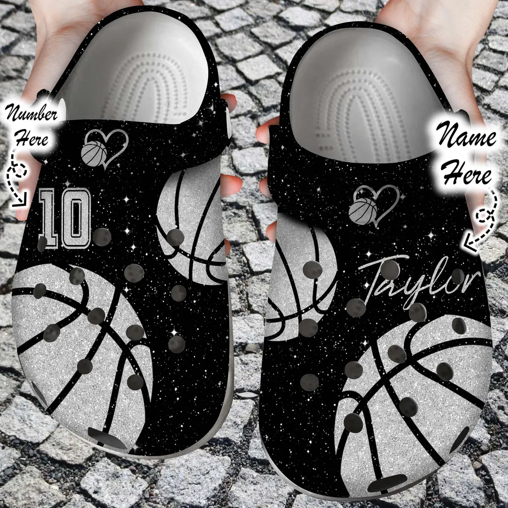 Basketball Crocs Personalized Basketball Lovers Colorful Clogs