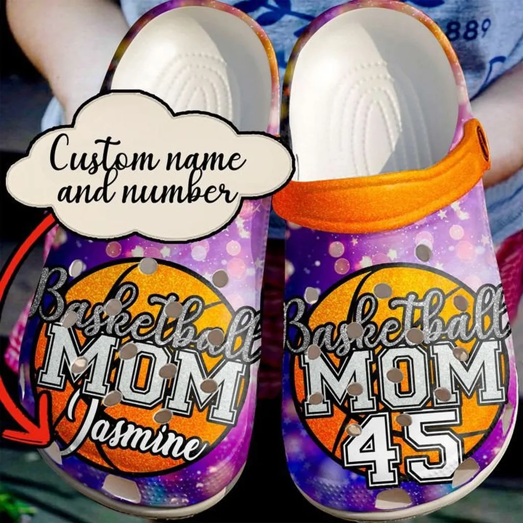 Basketball Glowing Mom Crocs Clog