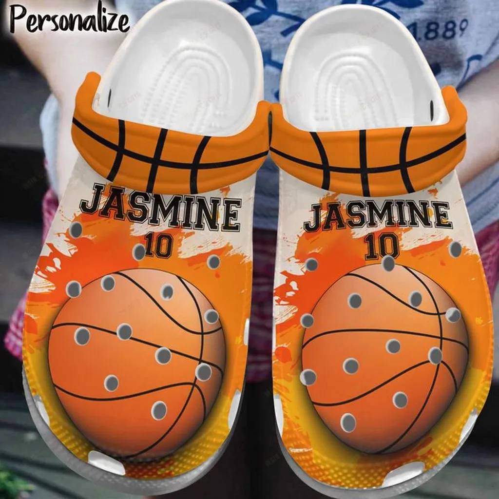 Basketball Is Life Personalized Crocs, Personalized Crocs Classic Clogs