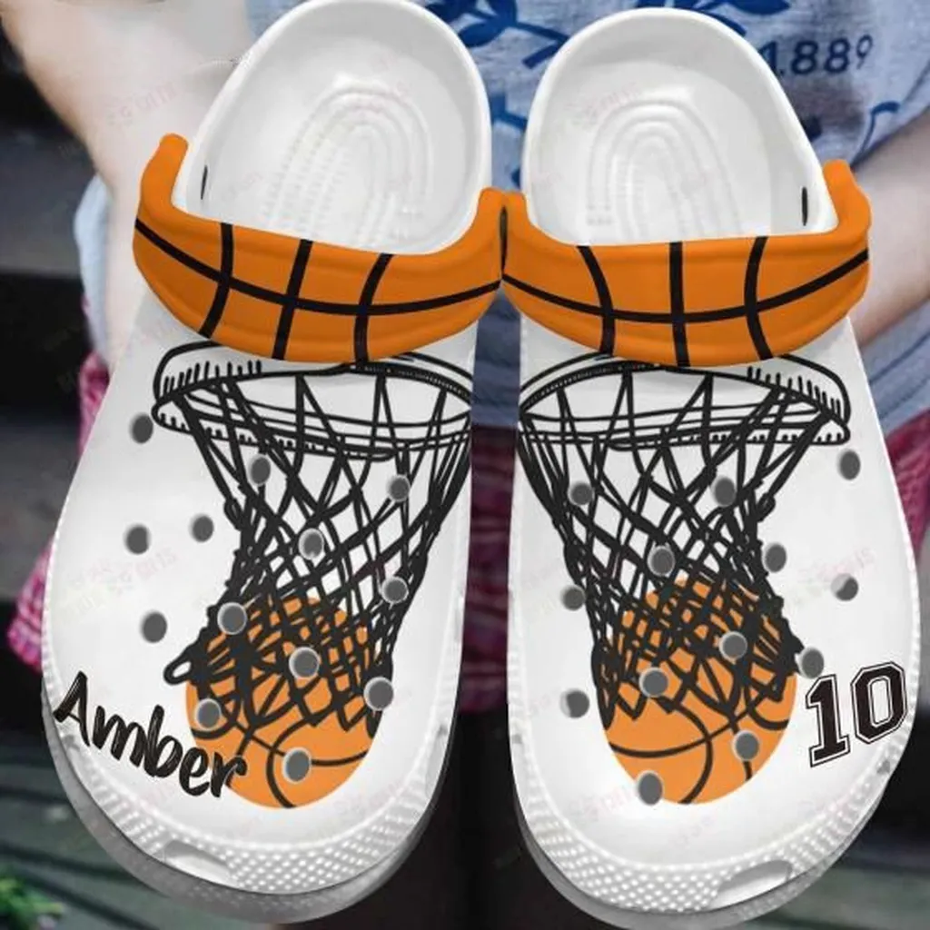 Basketball Lover Personalized Crocs, Personalized Crocs Classic Clogs