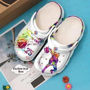 Basketball Personalized Colourful Crocs Classic Clogs