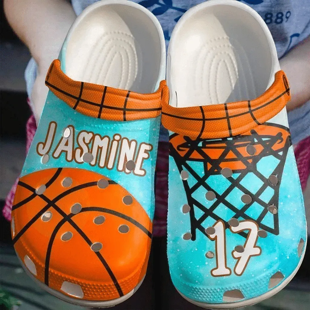 Basketball Personalized I Choose Life Crocs Classic Clogs