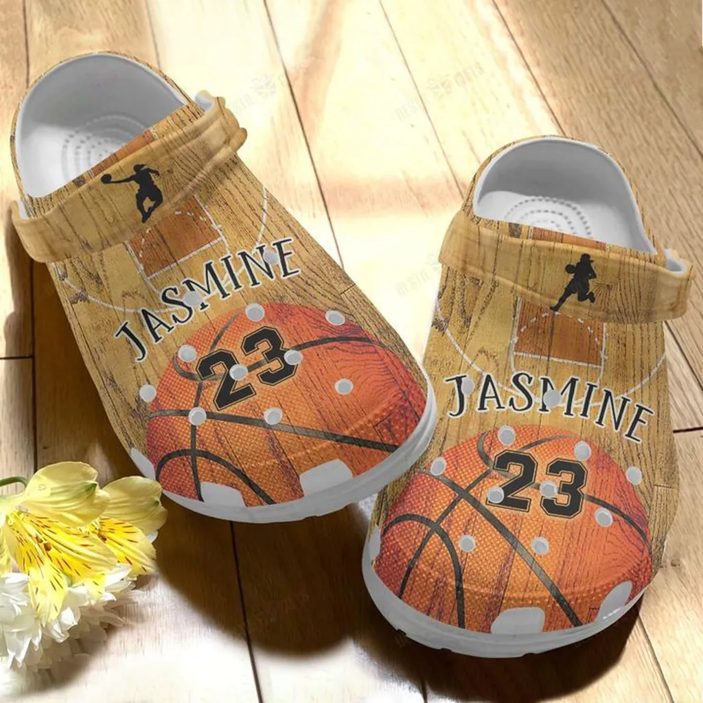 Basketball Personalized Make It Rain Crocs Classic Clogs