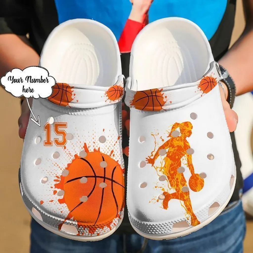 Basketball Personalized Passion V2 Crocs Classic Clogs